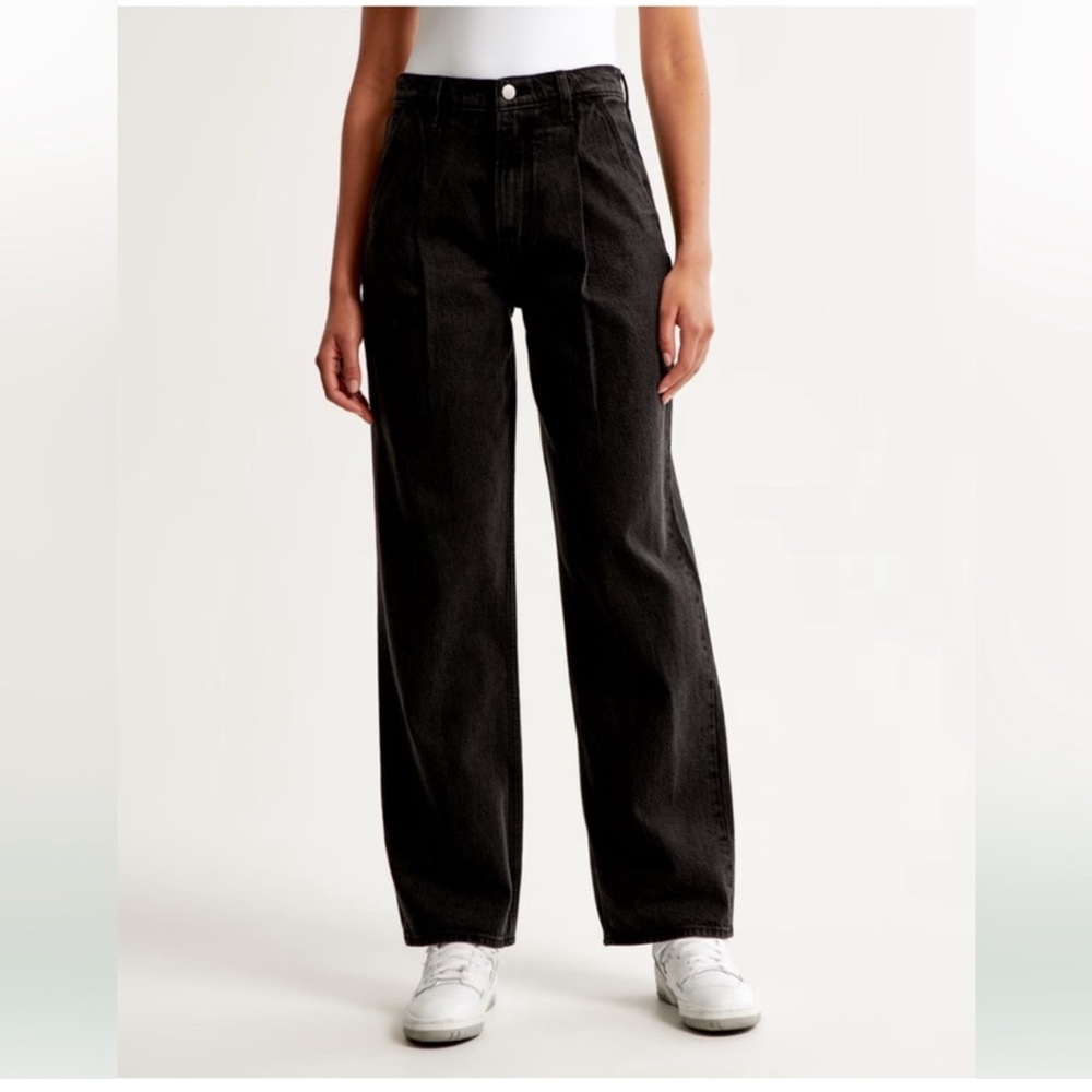 Abercrombie & Fitch Black High Rise Women Jeans